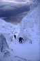 Tom and Steve coming up the gully